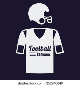 Sport design over gray background, vector illustration.