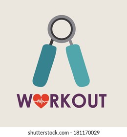 sport design over  white background vector illustration 