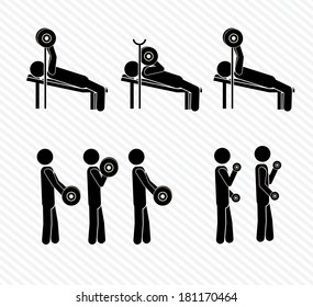 sport design over white  background vector illustration 