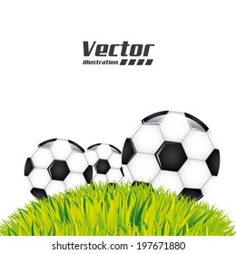 Sport design over white background, vector illustration