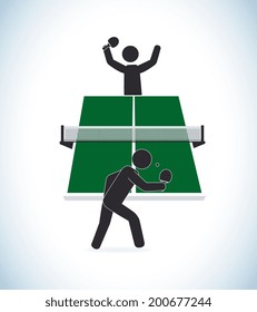 Sport design over white background, vector illustration
