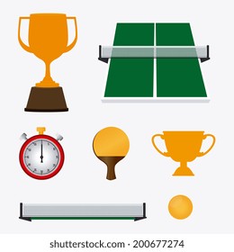 Sport design over white background, vector illustration