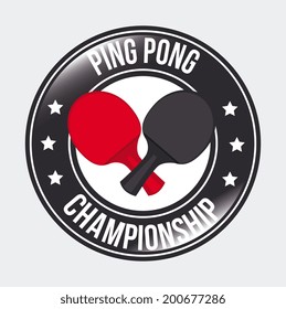 Sport design over white background, vector illustration