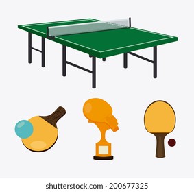 Sport design over white background, vector illustration