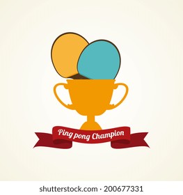 Sport design over white background, vector illustration