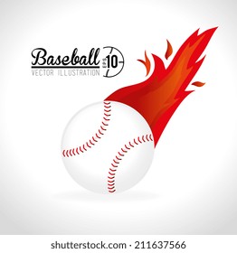 Sport design over white background, vector illustration