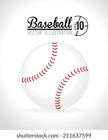 Sport design over white background, vector illustration