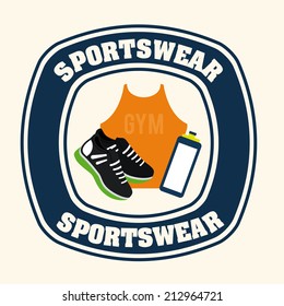sport design over white background vector illustration