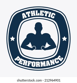 sport design over white background vector illustration