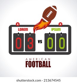 Sport design over white background, vector illustration