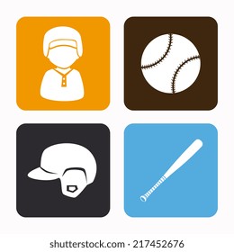 Sport design over white background, vector illustration