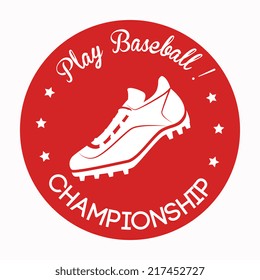 Sport design over white background, vector illustration