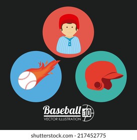 Sport design over white background, vector illustration