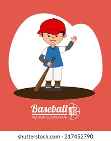 Sport design over white background, vector illustration