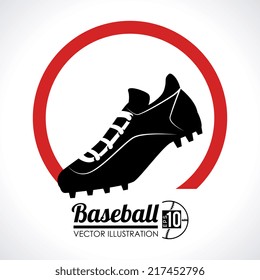 Sport design over white background, vector illustration
