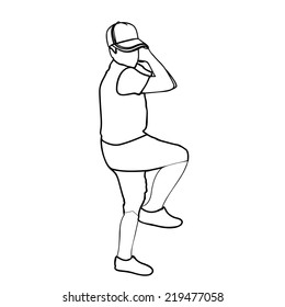 Sport design over white background, vector illustration
