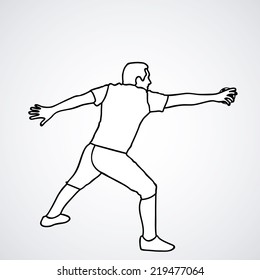 Sport design over white background, vector illustration