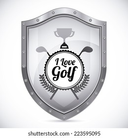 Sport design over white background, vector illustration 