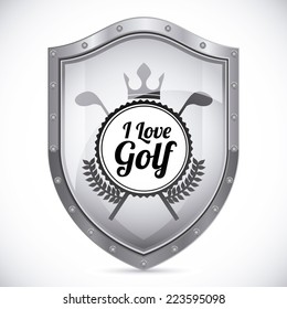 Sport design over white background, vector illustration 
