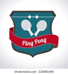Sport  design over white background, vector illustration