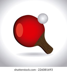 Sport  design over white background, vector illustration