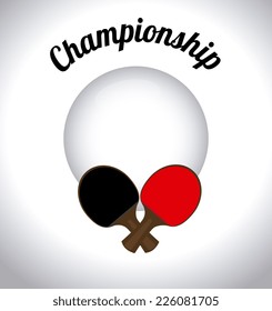 Sport  design over white background, vector illustration