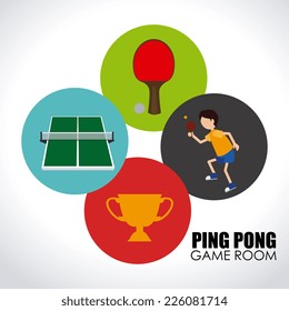 Sport  design over white background, vector illustration
