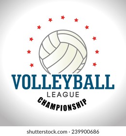Sport design over white background, vector illustration.