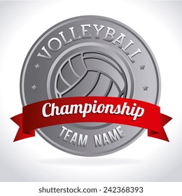 Sport design over white background, vector illustration.