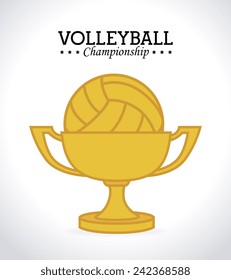 Sport design over white background, vector illustration.