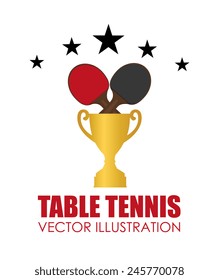 Sport design over white background, vector illustration.