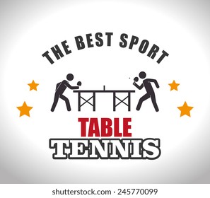 Sport design over white background, vector illustration.