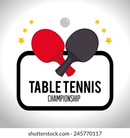 Sport design over white background, vector illustration.