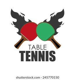 Sport design over white background, vector illustration.