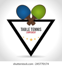 Sport design over white background, vector illustration.