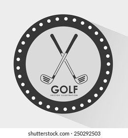 Sport design over white background  vector illustration.