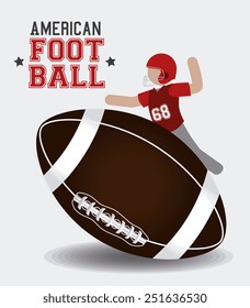 Sport design over white background ,vector illustration.