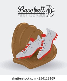 Sport design over white background, vector illustration.