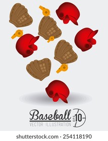 Sport design over white background, vector illustration.