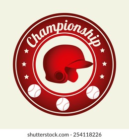 Sport design over white background, vector illustration.