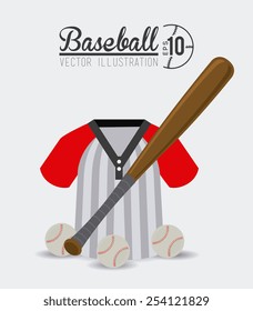 Sport design over white background, vector illustration.