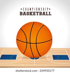 Sport design over white background, vector illustration.