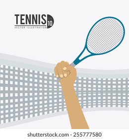 Sport design over white background, vector illustration.