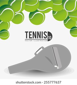 Sport design over white background, vector illustration.