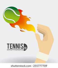 Sport design over white background, vector illustration.