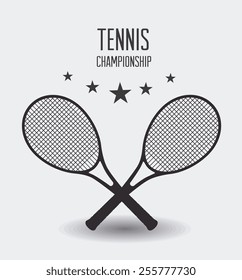 Sport design over white background, vector illustration.