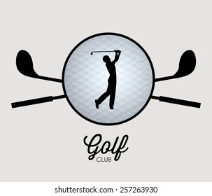 sport design over white background, vector illustration.