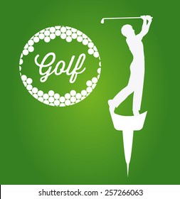 sport design over white background, vector illustration.