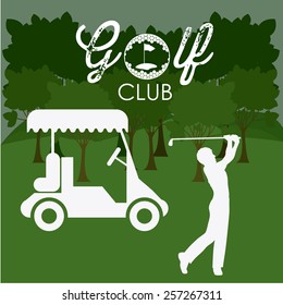 sport design over white background, vector illustration.