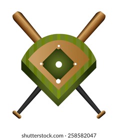 Sport design over white background, vector illustration.